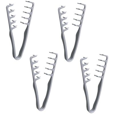 MEOIRUERY Lot de 4 peignes de coiffure portablesABSMatière qui empêche les nœuds et convient à tous les types de cheveux. Publicité MEOIRUERY Lot de 4 peignes de coiffure portablesABSMatière qui empêche les nœuds et convient à tous les types de cheveux. Publicité