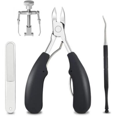 Outils de Pédicure - Professionnel - Coupe Ongles - Acier Inoxydable - 4Pcs - Précision - Publicité Outils de Pédicure - Professionnel - Coupe Ongles - Acier Inoxydable - 4Pcs - Précision - Publicité