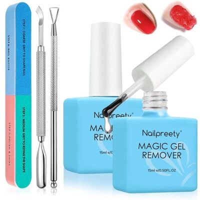 2 Pièces Dissolvant Vernis Semi Permanent Professionnel Dissolvant Pour Ongles 3-5 minutes dissolvant de vernis à ongles - Publicité 2 Pièces Dissolvant Vernis Semi Permanent Professionnel Dissolvant Pour Ongles 3-5 minutes dissolvant de vernis à ongles - Publicité