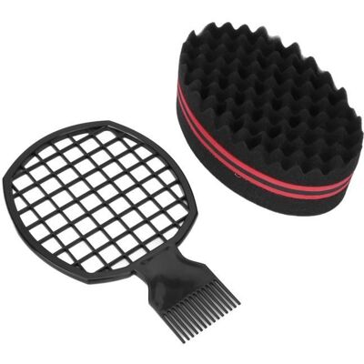 Éponge de peigne torsadé - SALUTUYA - Peigne à cheveux afro - Ergonomique - Durable - Réutilisable - Publicité Éponge de peigne torsadé - SALUTUYA - Peigne à cheveux afro - Ergonomique - Durable - Réutilisable - Publicité