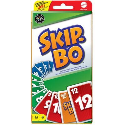 Mattel Games - Skip Bo - Jeu de Cartes Famille - 7 ans et + 52370 Jaune - Publicité Mattel Games - Skip Bo - Jeu de Cartes Famille - 7 ans et + 52370 Jaune - Publicité