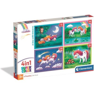 Clementoni 21740 Puzzle - Ensemble de 4, 12-24 pièces - Puzzle pour enfants - Publicité Clementoni 21740 Puzzle - Ensemble de 4, 12-24 pièces - Puzzle pour enfants - Publicité