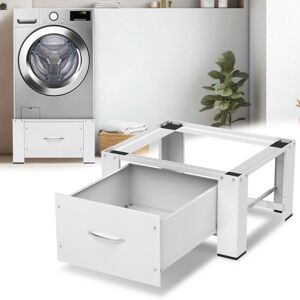 Yaskilosiu Socle lave-linge avec tiroir support en acier pour lave-linge/sèche-linge – 625x545x325 cm KIT DE SUPERPOSITION - Publicité Yaskilosiu Socle lave-linge avec tiroir support en acier pour lave-linge/sèche-linge – 625x545x325 cm KIT DE SUPERPOSITION - Publicité