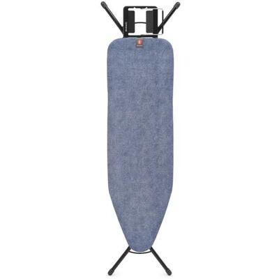 Brabantia Table à Repasser B 124x38 cm repose-fer stop vapeur - Denim Blue Bleu - Publicité Brabantia Table à Repasser B 124x38 cm repose-fer stop vapeur - Denim Blue Bleu - Publicité