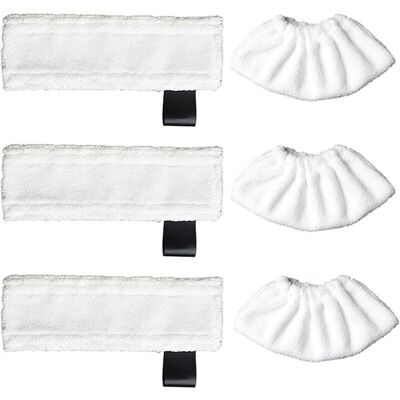 Chiffons microfibre pour nettoyeur vapeur - Karcher - Lot de 3 paquets - Compatibilité SC1 SC2 SC3 SC4 SC5 SV7 - Publicité Chiffons microfibre pour nettoyeur vapeur - Karcher - Lot de 3 paquets - Compatibilité SC1 SC2 SC3 SC4 SC5 SV7 - Publicité