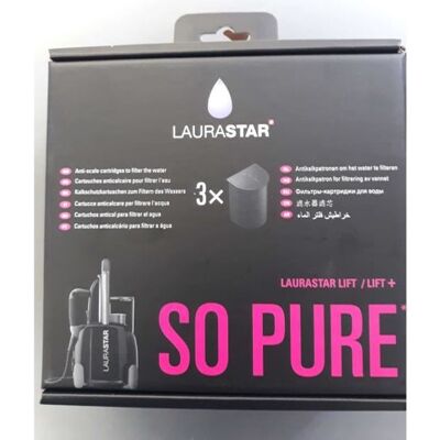 Laurastar - Lift - 3 Cassettes de Filtration - Accessoire - Publicité Laurastar - Lift - 3 Cassettes de Filtration - Accessoire - Publicité
