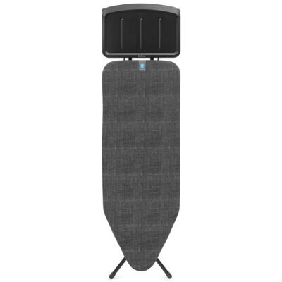 Brabantia Table à Repasser C 124x45 cm repose-fer générateur solide - Denim Black Noir - Publicité Brabantia Table à Repasser C 124x45 cm repose-fer générateur solide - Denim Black Noir - Publicité