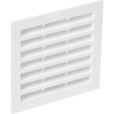 NICOLL - 1B64 - 100x100 - Blanc - Grille d'aération - Publicité NICOLL - 1B64 - 100x100 - Blanc - Grille d'aération - Publicité