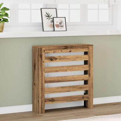 Cache radiateur chêne artisanal 78x20x82 cm bois d ingénierie Marron - Publicité Cache radiateur chêne artisanal 78x20x82 cm bois d ingénierie Marron - Publicité