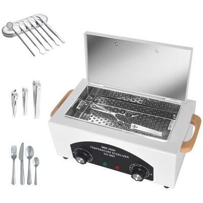 UVERBON Stérilisateur à air chaud Désinfection 300 W stérilisateur à chaleur sèche haute température 220 °C petit stérilisateur. Blanc - Publicité UVERBON Stérilisateur à air chaud Désinfection 300 W stérilisateur à chaleur sèche haute température 220 °C petit stérilisateur. Blanc - Publicité