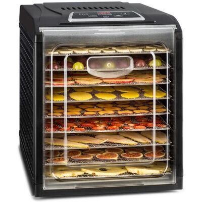 Klarstein Fruit Jerky Plus 9 Déshydrateur alimentaire minuterie 9 étagères 600-700 W 35-70 °C Noir - Publicité Klarstein Fruit Jerky Plus 9 Déshydrateur alimentaire minuterie 9 étagères 600-700 W 35-70 °C Noir - Publicité