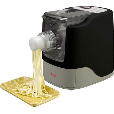 Sirge PastaBuona Machine à pâtes automatique 260 W 13 filières 4 programmes jusquà 480 g de farine Noir - Publicité Sirge PastaBuona Machine à pâtes automatique 260 W 13 filières 4 programmes jusquà 480 g de farine Noir - Publicité