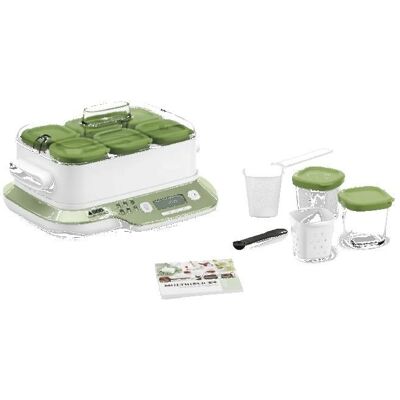 Yaourtière et Fromagère SEB - 6 Pots - 140ml - Arrêt Automatique - Publicité Yaourtière et Fromagère SEB - 6 Pots - 140ml - Arrêt Automatique - Publicité