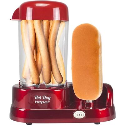 Appareil à hot dog - BEPER - P101CUD501 - Cuisson à la vapeur - Nettoyage facile - Rouge Rouge - Publicité Appareil à hot dog - BEPER - P101CUD501 - Cuisson à la vapeur - Nettoyage facile - Rouge Rouge - Publicité