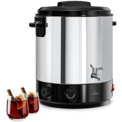 Stérilisateur et distributeur de boissons chaudes - Klarstein - 25 litres - 30-110°C - 1800 W - Acier inoxydable Gris - Publicité Stérilisateur et distributeur de boissons chaudes - Klarstein - 25 litres - 30-110°C - 1800 W - Acier inoxydable Gris - Publicité