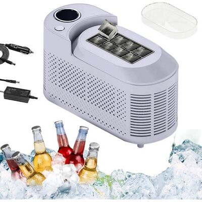 UVERBON Mini machine à glaçons portable - Machine à glaçons 0.5L - Autonettoyante - 10 Glaçons en 8 Minutes - Maison camping voyage Violet Violet - Publicité UVERBON Mini machine à glaçons portable - Machine à glaçons 0.5L - Autonettoyante - 10 Glaçons en 8 Minutes - Maison camping voyage Violet Violet - Publicité