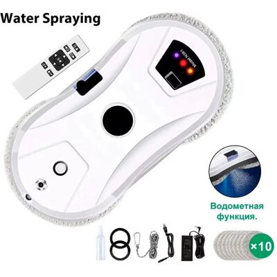 UVERBON Robot Nettoyeur de Vitres 5600pa Réservoir 35ml Détection des Bords Navigation Intelligente pour Fenêtres et Miroirs - Publicité UVERBON Robot Nettoyeur de Vitres 5600pa Réservoir 35ml Détection des Bords Navigation Intelligente pour Fenêtres et Miroirs - Publicité