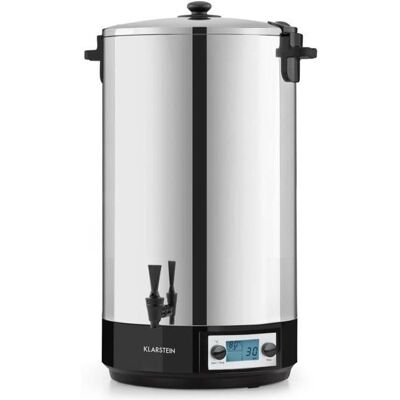 Stérilisateur de bocaux - KLARSTEIN - KonfiStar 60 Digital - 60 litres - 2500 Watt - Température réglable Gris - Publicité Stérilisateur de bocaux - KLARSTEIN - KonfiStar 60 Digital - 60 litres - 2500 Watt - Température réglable Gris - Publicité
