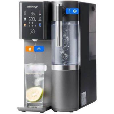 Waterdrop Système dosmose inverse WD-A2 de comptoir système RO–Réservoir deau pure portable Noir - Publicité Waterdrop Système dosmose inverse WD-A2 de comptoir système RO–Réservoir deau pure portable Noir - Publicité