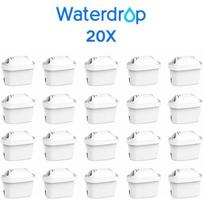 Waterdrop Cartouche Filtre à Eau Remplacement Brita® Maxtra+® Plus Compatible Brita® Carafe PFAS/PFOA/PFOS TÜV SÜD NSF (20) - Publicité Waterdrop Cartouche Filtre à Eau Remplacement Brita® Maxtra+® Plus Compatible Brita® Carafe PFAS/PFOA/PFOS TÜV SÜD NSF (20) - Publicité