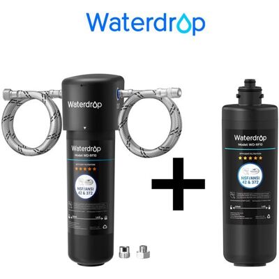 Filtre à eau-Waterdrop 10UA Système de filtration deau sous évier avec 1 WD-RF10 Filtre à eau - Publicité Filtre à eau-Waterdrop 10UA Système de filtration deau sous évier avec 1 WD-RF10 Filtre à eau - Publicité