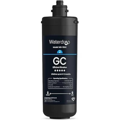 Waterdrop WD-10GC Filtre à Eau Sous Évier Rechange pour TSA & TSB Système de Filtration dEau - Publicité Waterdrop WD-10GC Filtre à Eau Sous Évier Rechange pour TSA & TSB Système de Filtration dEau - Publicité