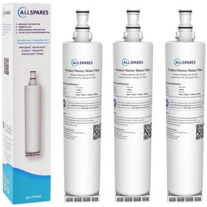 AllSpares Filtre à eau (3x) de Réfrigérateur pour Whirlpool SBS002 / SBS200 - Publicité AllSpares Filtre à eau (3x) de Réfrigérateur pour Whirlpool SBS002 / SBS200 - Publicité