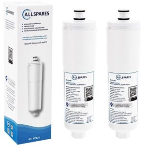 AllSpares Filtre à eau (2x) de Réfrigérateur pour Bosch / Siemens / Neff CS-52 - Publicité AllSpares Filtre à eau (2x) de Réfrigérateur pour Bosch / Siemens / Neff CS-52 - Publicité