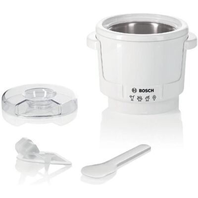 Accessoire sorbetière - BOSCH - MUZ5EB2 - Réfrigérant double paroi - 550 g de glace max - Pour MUM5 Blanc - Publicité Accessoire sorbetière - BOSCH - MUZ5EB2 - Réfrigérant double paroi - 550 g de glace max - Pour MUM5 Blanc - Publicité