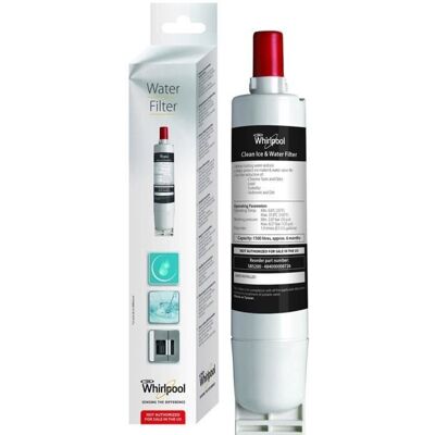 Filtre à eau Whirlpool SBS002 - Réfrigérateur Américain - Publicité Filtre à eau Whirlpool SBS002 - Réfrigérateur Américain - Publicité