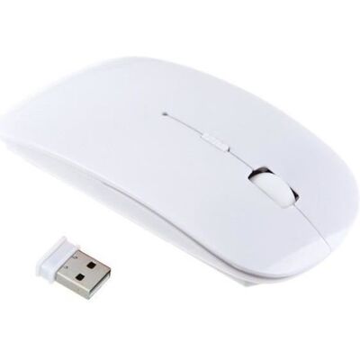 OEM Souris Ultra Plate pour MACBOOK Pro APPLE Sans Fil USB Universelle Capteur Optique 3 Boutons Couleur - Couleur:BLANC Blanc - Publicité OEM Souris Ultra Plate pour MACBOOK Pro APPLE Sans Fil USB Universelle Capteur Optique 3 Boutons Couleur - Couleur:BLANC Blanc - Publicité
