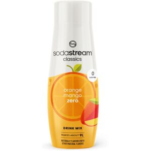 Sirop SodaStream Classics Orange & Mango Zero (pour les machines à eau gazeuse SodaStream), 440 ml - Publicité Sirop SodaStream Classics Orange & Mango Zero (pour les machines à eau gazeuse SodaStream), 440 ml - Publicité