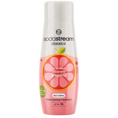 Sirop SodaStream Classics Pink Grapefruit Zero (pour les machines à eau gazeuse SodaStream), 440 ml - Publicité Sirop SodaStream Classics Pink Grapefruit Zero (pour les machines à eau gazeuse SodaStream), 440 ml - Publicité