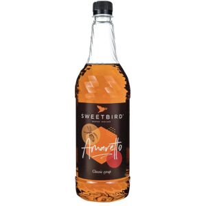 Sirop de café Sweetbird Amaretto, 1 l - Publicité Sirop de café Sweetbird Amaretto, 1 l - Publicité