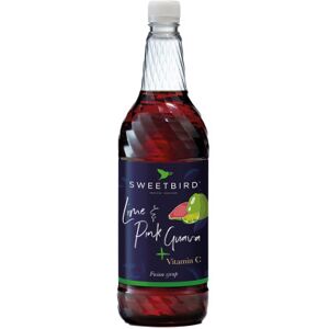 Sirop enrichi en vitamine C pour boissons glacées Sweetbird Fusions+ Lime and Pink Guava, 1 l - Publicité Sirop enrichi en vitamine C pour boissons glacées Sweetbird Fusions+ Lime and Pink Guava, 1 l - Publicité