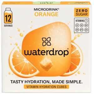 Waterdrop Microdrink Orange cubes pour boisson vitaminée, 12 pcs. Publicité Waterdrop Microdrink Orange cubes pour boisson vitaminée, 12 pcs. Publicité