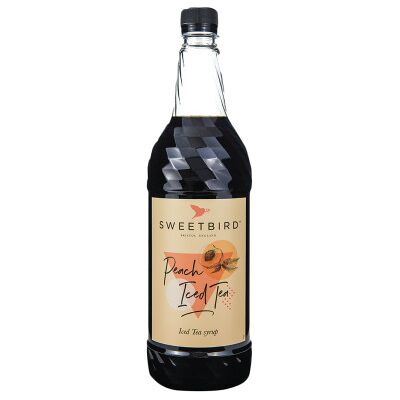 Sirop de thé glacé à la pêche Sweetbird 1 litre - Sirop - Publicité Sirop de thé glacé à la pêche Sweetbird 1 litre - Sirop - Publicité