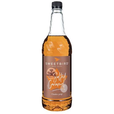 Sweetbird Sirop de Café Caramel Salé - 1L - Sirop de Café - Publicité Sweetbird Sirop de Café Caramel Salé - 1L - Sirop de Café - Publicité