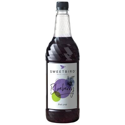 Sirop Sweetbird Blueberry, 1 l - Publicité Sirop Sweetbird Blueberry, 1 l - Publicité
