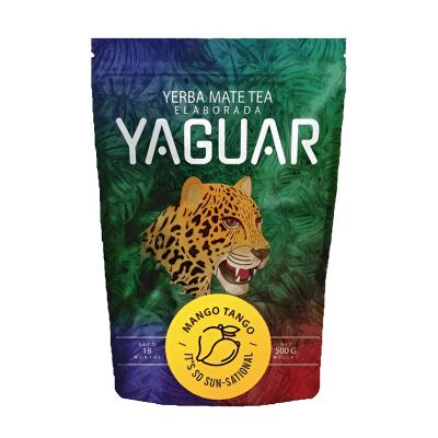 Maté Yaguar Mango Tango, 500 g - Publicité Maté Yaguar Mango Tango, 500 g - Publicité
