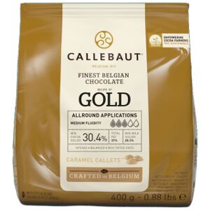 Callets de chocolat caramel doré Callebaut - 400g - Chocolat - Publicité Callets de chocolat caramel doré Callebaut - 400g - Chocolat - Publicité