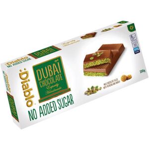 Chocolat de Dubaï Diablo (sans sucre ajouté, avec maltitol), 200 g - Publicité Chocolat de Dubaï Diablo (sans sucre ajouté, avec maltitol), 200 g - Publicité