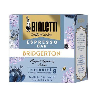 Capsules de café Bialetti Bridgerton pour machines Bialetti Gioia Plus, 16 pièces. Publicité Capsules de café Bialetti Bridgerton pour machines Bialetti Gioia Plus, 16 pièces. Publicité