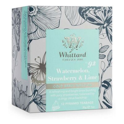 Whittard of Chelsea Melon, Fraise & Citron Vert Thé Infusé à Froid - Thé aux Herbes - Publicité Whittard of Chelsea Melon, Fraise & Citron Vert Thé Infusé à Froid - Thé aux Herbes - Publicité