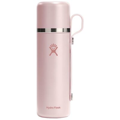 Hydro Flask Bouteille isotherme Hydroflask Hot Flask & Cup Oat avec tasse, 828 ml - Publicité Hydro Flask Bouteille isotherme Hydroflask Hot Flask & Cup Oat avec tasse, 828 ml - Publicité