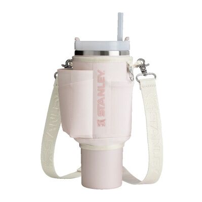 Porte-bouteille Stanley All Day Quencher Carry-All 1.18 l – rose - Publicité Porte-bouteille Stanley All Day Quencher Carry-All 1.18 l – rose - Publicité