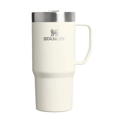 Mug isotherme Stanley Everyday Suburban Cream Gloss – avec poignée, 470 ml - Publicité Mug isotherme Stanley Everyday Suburban Cream Gloss – avec poignée, 470 ml - Publicité