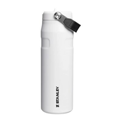 Gourde d'eau Stanley Iceflow™ Flip Straw 2.0 Chalk – 710 ml, blanche - Publicité Gourde d'eau Stanley Iceflow™ Flip Straw 2.0 Chalk – 710 ml, blanche - Publicité