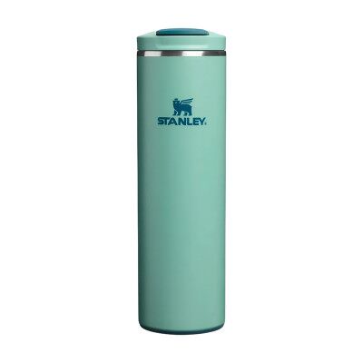 Mug isotherme Stanley Transit Fliptop Spring Green – 470 ml, vert - Publicité Mug isotherme Stanley Transit Fliptop Spring Green – 470 ml, vert - Publicité