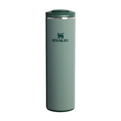 Mug isotherme Stanley Transit Fliptop Hammertone Green – 470 ml, vert - Publicité Mug isotherme Stanley Transit Fliptop Hammertone Green – 470 ml, vert - Publicité